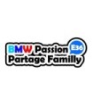 Stickers BMW Passion Partage Familly Version 2
