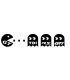 Stickers Pac Man Subaru GT