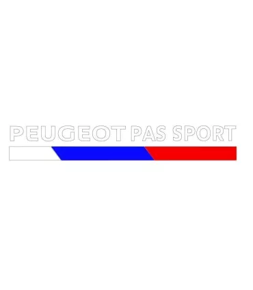Stickers PEUGEOT PAS SPORT