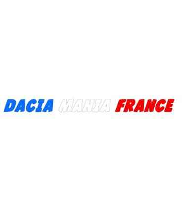 LETTRAGE PARE SOLEIL DACIA MANIA FRANCE TRI COLOR