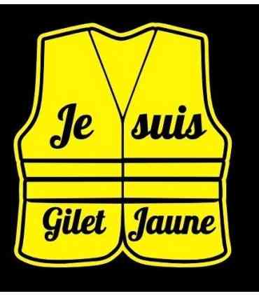 Stickers Je suis Gilet Jaune 3