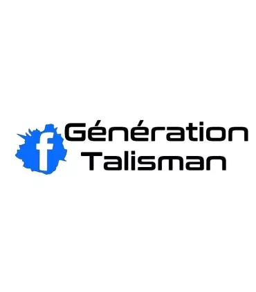 Stickers  GÉNÉRATION TALISMAN "F" Blanc