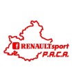 Stickers Renault Sport Paca Couleur Unis " Grandes Tailles "