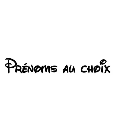 Stickers PRÉNOMS AU CHOIX STYLE DISNEY 