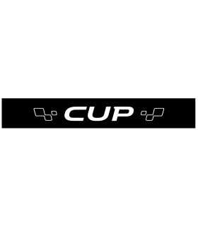 BANDEAU PARE SOLEIL RENAULT SPORT CUP Damiers