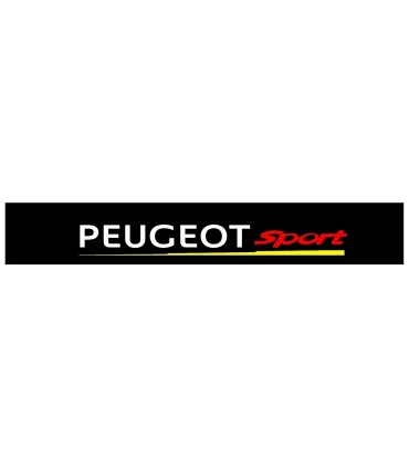 BANDEAU PARE SOLEIL PEUGEOT SPORT Bande Jaune 2