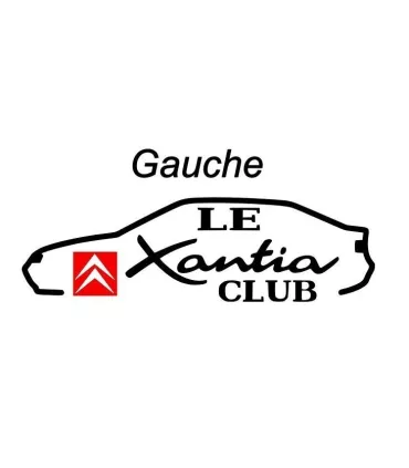 Stickers Le club Xantia Carré rouge sens gauche