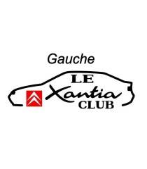 Stickers Le club Xantia Carré rouge sens gauche