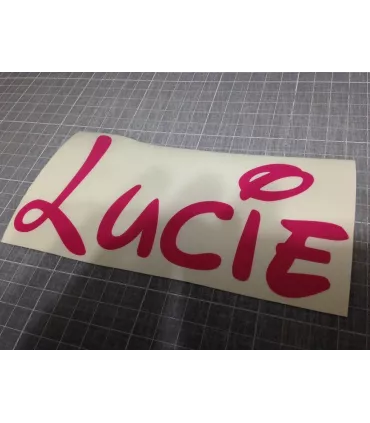 Stickers PRÉNOMS AU CHOIX STYLE DISNEY 