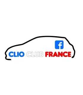 Stickers Groupe Clio Club France Tri Color (clio 3)
