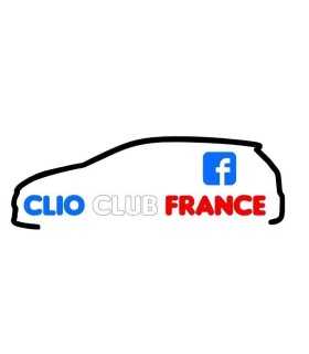 Stickers Groupe Clio Club France Tri Color (clio 4)