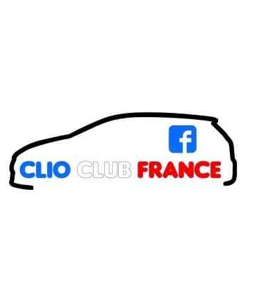 Stickers Groupe Clio Club France Tri Color (clio 4)