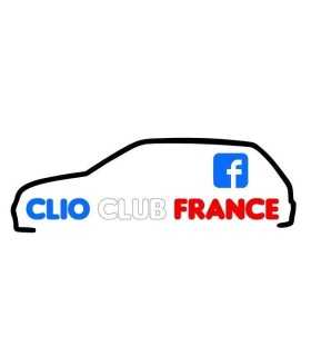 Stickers Groupe Clio Club France Tri Color (clio 1)