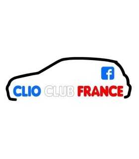 Stickers Groupe Clio Club France Tri Color