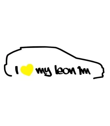 Stickers I Love My Leon 1M Droit