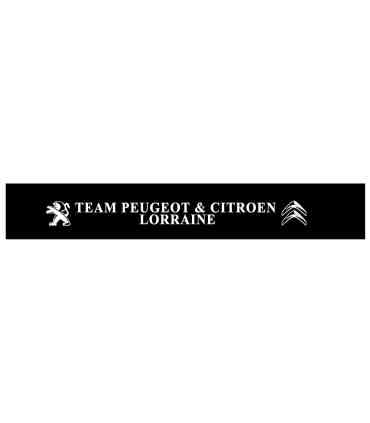 BANDEAU PARE SOLEIL TEAM PEUGEOT & CITROEN LORRAINE