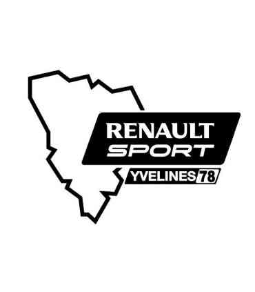 Stickers Renault Sport Yvelines 78 Gauche