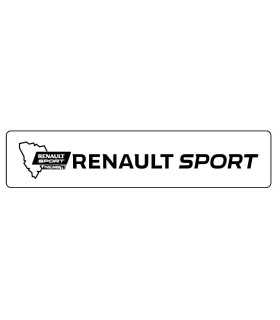 Paire de Cache plaque Renault Sport Yvelines Nouvelle police