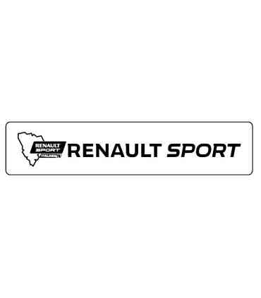 Paire de Cache plaque Renault Sport Yvelines Nouvelle police
