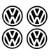 Stickers 4X CENTRE DE ROUE VW 60mm