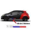 Kit Stickers Peugeot Sport (droit + Gauche)