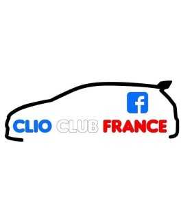 Stickers Clio Club France (clio 4Rs)
