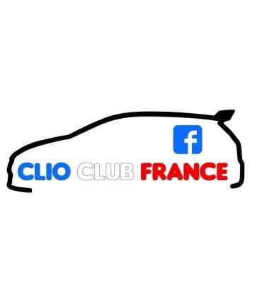 Stickers Clio Club France (clio 4Rs)