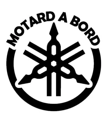 Stickers MOTARD(e) A BORD YAMAHA