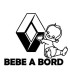 Stickers BÉBÉ A BORD RENAULT
