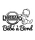 Stickers BÉBÉ A BORD Nissan