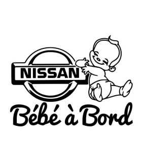 Stickers BÉBÉ A BORD Nissan