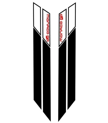 Stickers  BANDES STYLE TROPHY MEGANE 3RS VERSION MONACO GP