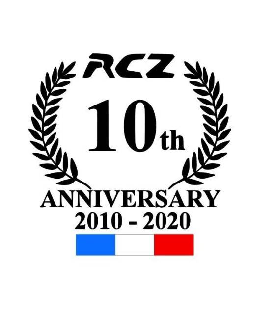 Stickers RCZ 10ans Anniversaire