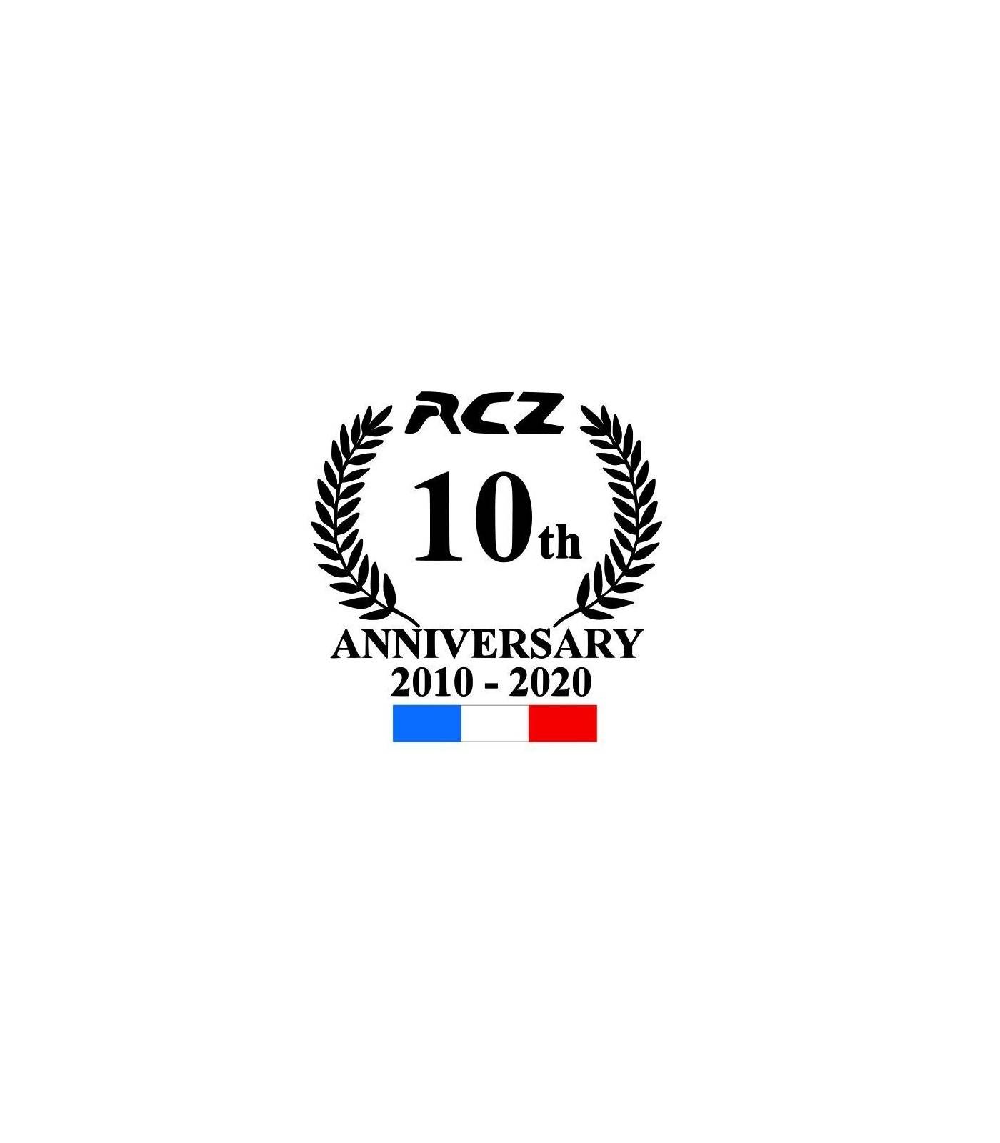 Stickers Rcz 10ans Anniversaire