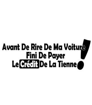 Stickers CRÉDIT VOITURE