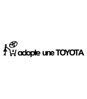 Stickers Adopte une Toyota