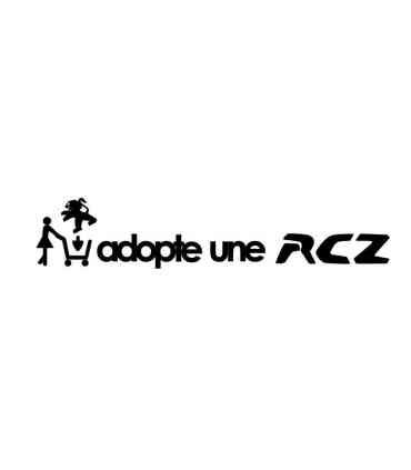 Stickers Adopte une RCZ