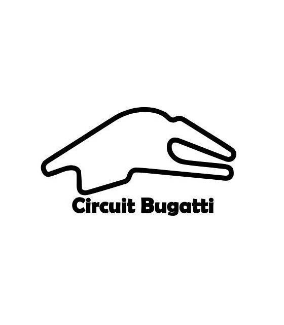 Stickers TRACÉ CIRCUIT BUGATTI