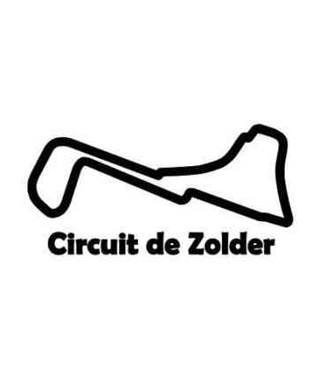 Stickers TRACÉ CIRCUIT ZOLDER