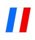 Stickers DRAPEAU FRANÇAIS 10 X 10cm