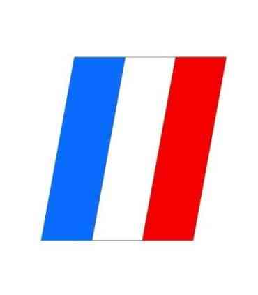 Stickers DRAPEAU FRANÇAIS 10 X 10cm