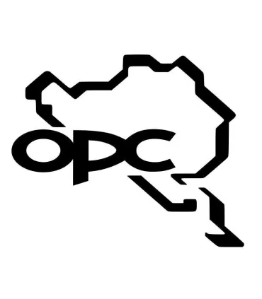 Stickers CIRCUIT NURBURGRING OPC  XXL Gauche