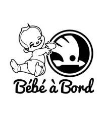 Stickers BÉBÉ A BORD Skoda