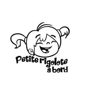 Stickers Petite Rigolote à Bord