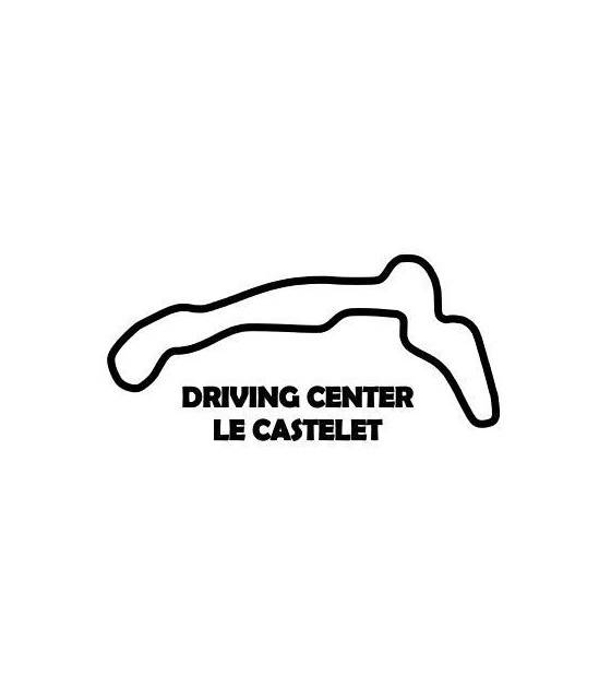 Stickers TRACÉ CIRCUIT DRIVING CENTER LE CASTELET