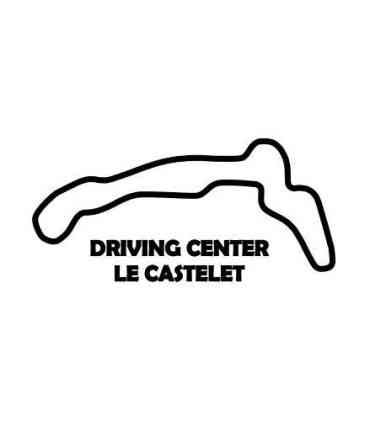 Stickers TRACÉ CIRCUIT DRIVING CENTER LE CASTELET