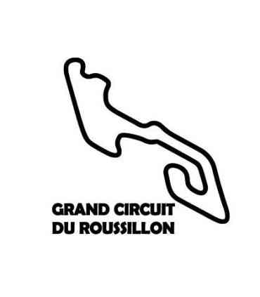 Stickers TRACÉ GRAND CIRCUIT DU ROUSSILLON