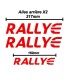 Lettrage Rallye X3 du Kit PTS