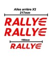 Lettrage Rallye X3 du Kit PTS