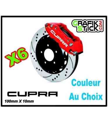 6 Stickers étriers de frein CUPRA
